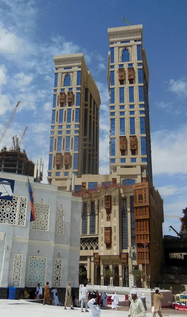Conrad Makkah hotel towers at Jabal Omar